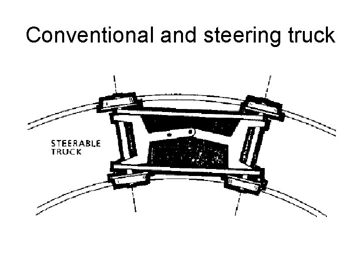 Conventional and steering truck 