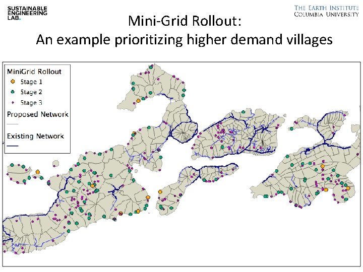 Mini-Grid Rollout: An example prioritizing higher demand villages 