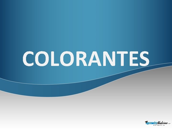 COLORANTES 
