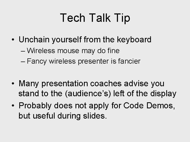 Tech Talk Tip • Unchain yourself from the keyboard – Wireless mouse may do