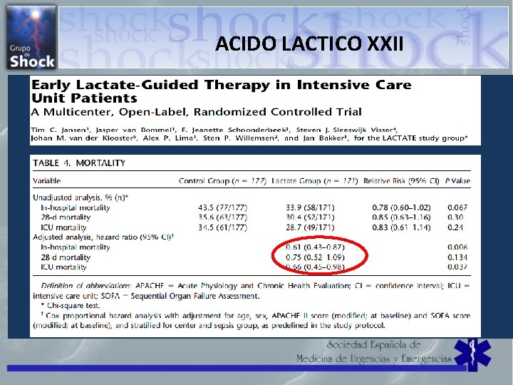 ACIDO LACTICO XXII 