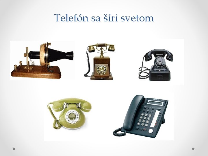 Telefón sa šíri svetom 