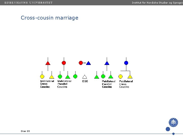 Institut for Nordiske Studier og Sprogvid Cross-cousin marriage Dias 10 