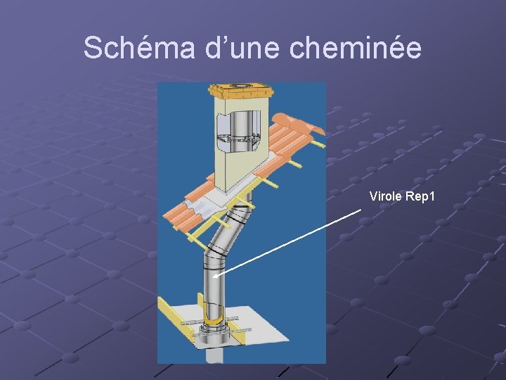 Schéma d’une cheminée Virole Rep 1 