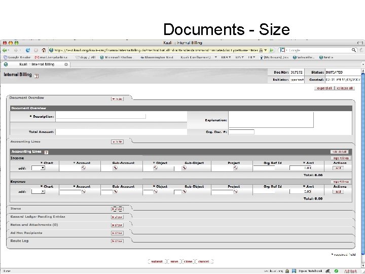 Documents - Size 