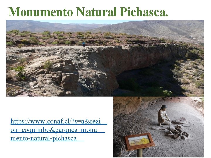 Monumento Natural Pichasca. https: //www. conaf. cl/? s=a&regi on=coquimbo&parques=monu mento-natural-pichasca 