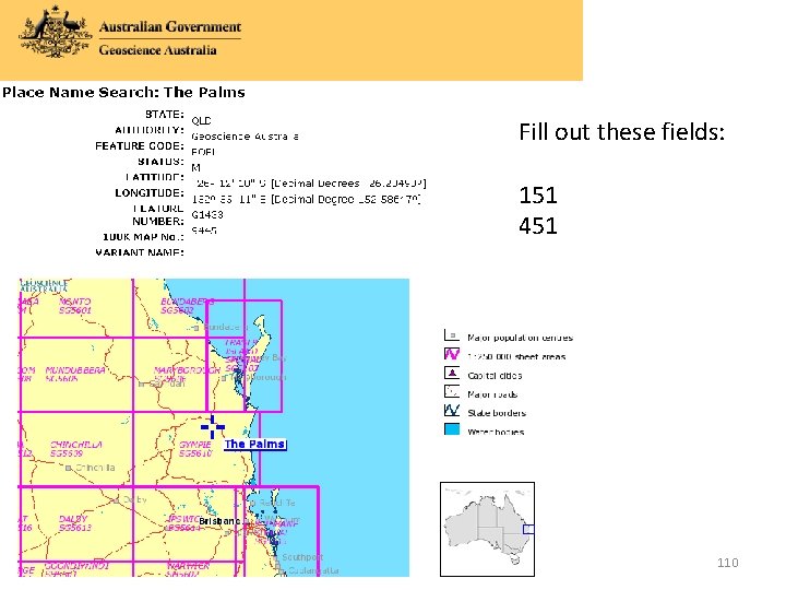 Fill out these fields: 151 451 110 
