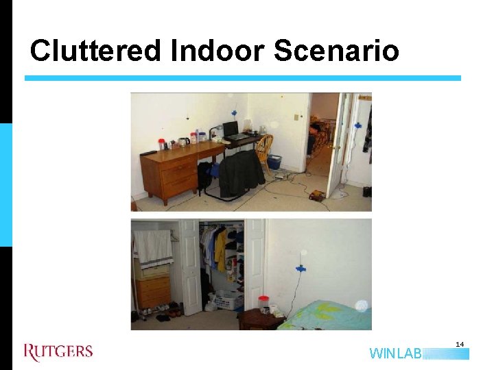 Cluttered Indoor Scenario WINLAB 14 