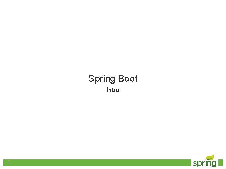 Spring Boot Intro 8 