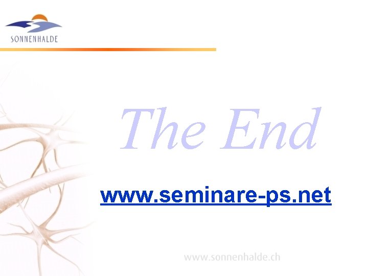 The End www. seminare-ps. net 