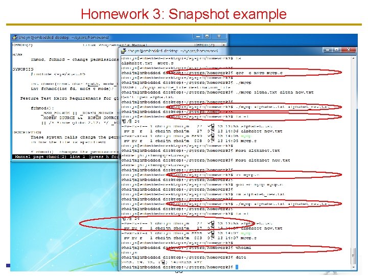 Homework 3: Snapshot example 33 