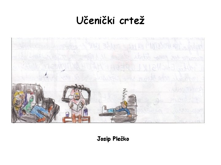 Učenički crtež Josip Plečko 