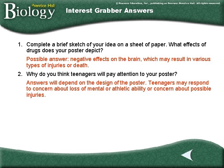 Interest Grabber Answers 1. Complete a brief sketch of your idea on a sheet