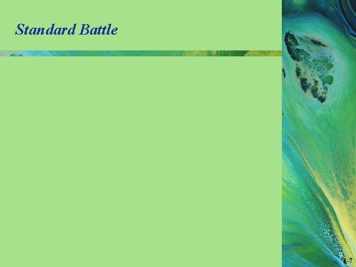 Standard Battle 4 -7 