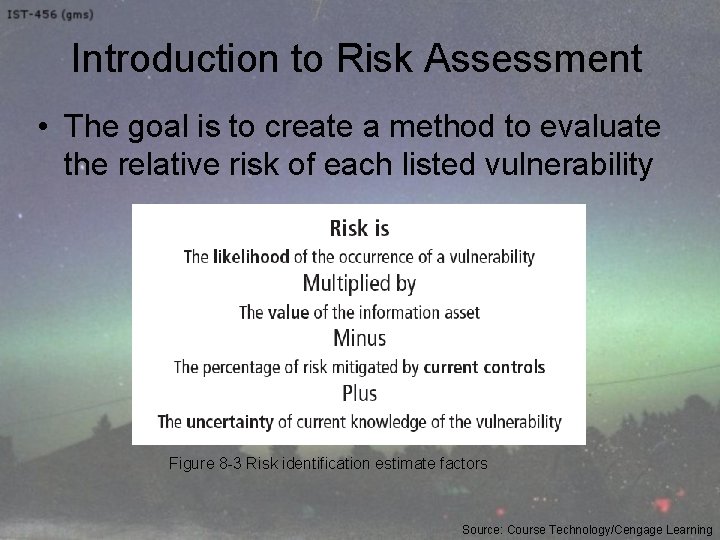 Introduction to Risk Assessment • The goal is to create a method to evaluate