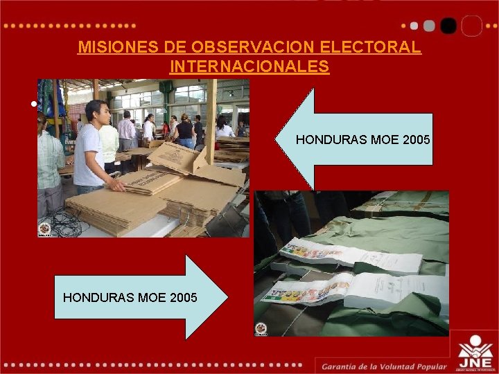 MISIONES DE OBSERVACION ELECTORAL INTERNACIONALES • HONDURAS MOE 2005 