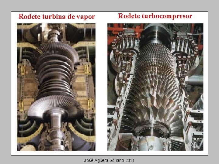 Rodete turbina de vapor Rodete turbocompresor José Agüera Soriano 2011 