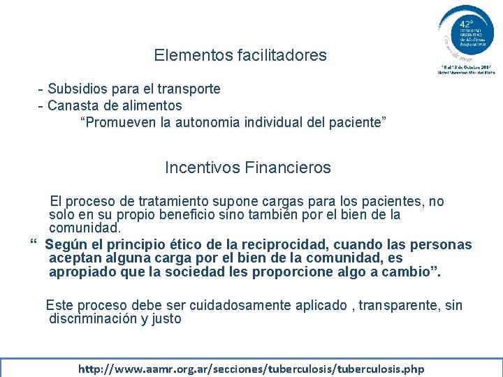 Elementos facilitadores - Subsidios para el transporte - Canasta de alimentos “Promueven la autonomia