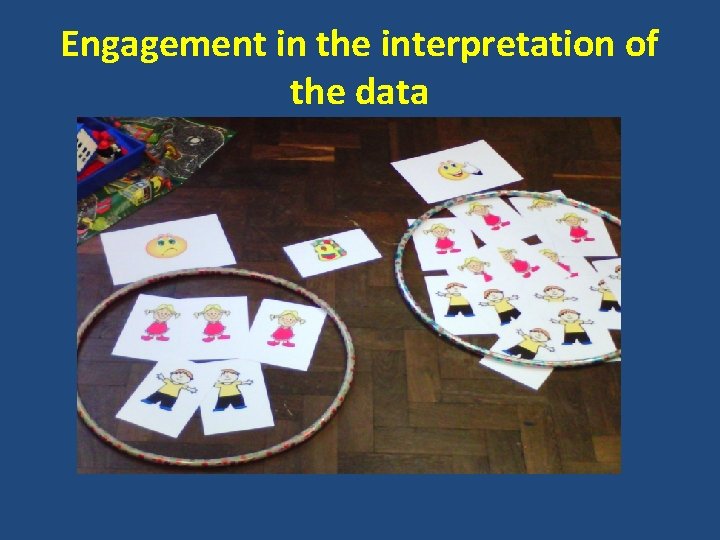 Engagement in the interpretation of the data 