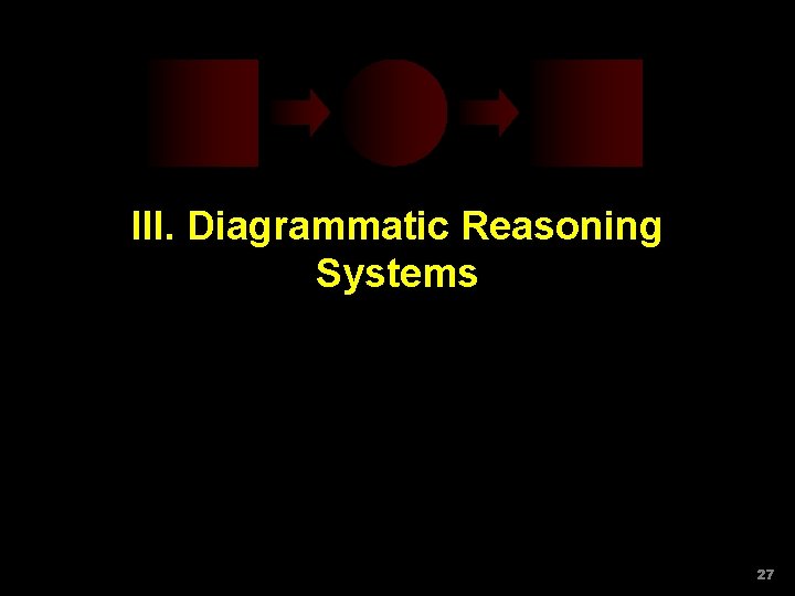 III. Diagrammatic Reasoning Systems 27 