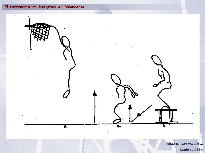 El entrenamiento integrado en Baloncesto Alberto Lorenzo Calvo. Madrid. 2004. 