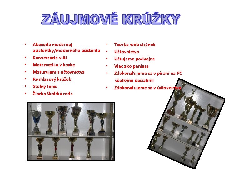  • • Abeceda modernej asistentky/moderného asistenta Konverzácia v AJ Matematika v kocke Maturujem