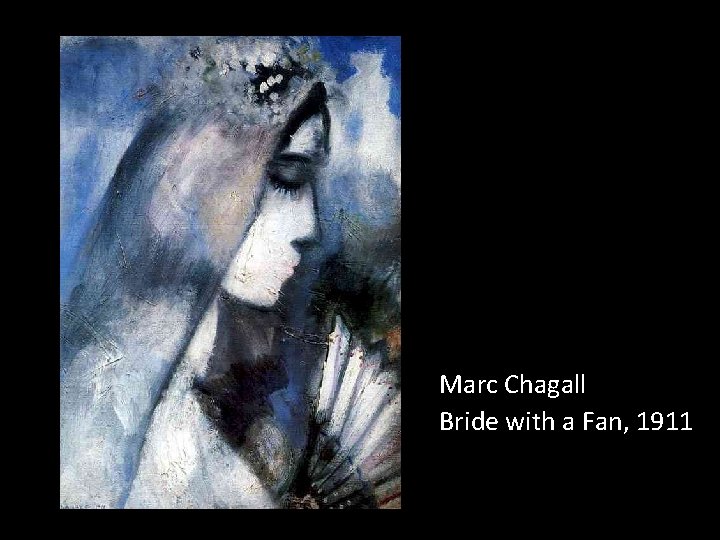 Marc Chagall Bride with a Fan, 1911 