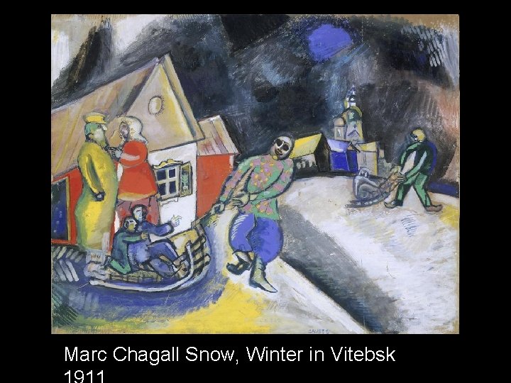 Marc Chagall Snow, Winter in Vitebsk 