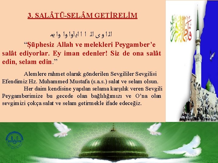 3. SAL TÜ-SEL M GETİRELİM ﺍﻟ ﺍ ﻭ ﻯ ﺍﻟ ﺍ ﺍ ﺍﻳ آﻭﺍ