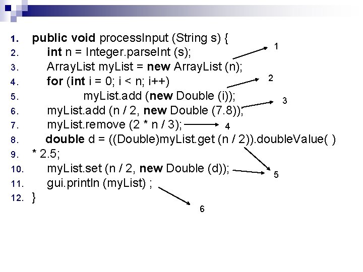 1. 2. 3. 4. 5. 6. 7. 8. 9. 10. 11. 12. public void