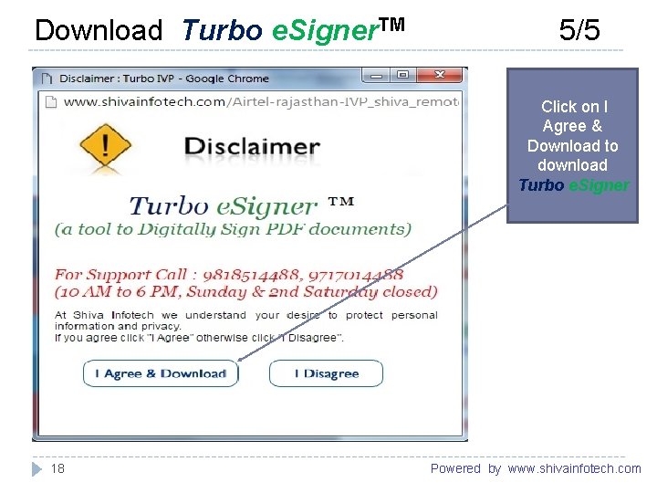 Download Turbo e. Signer. TM 5/5 ------------------------------------------------------ Click on I Agree & Download to