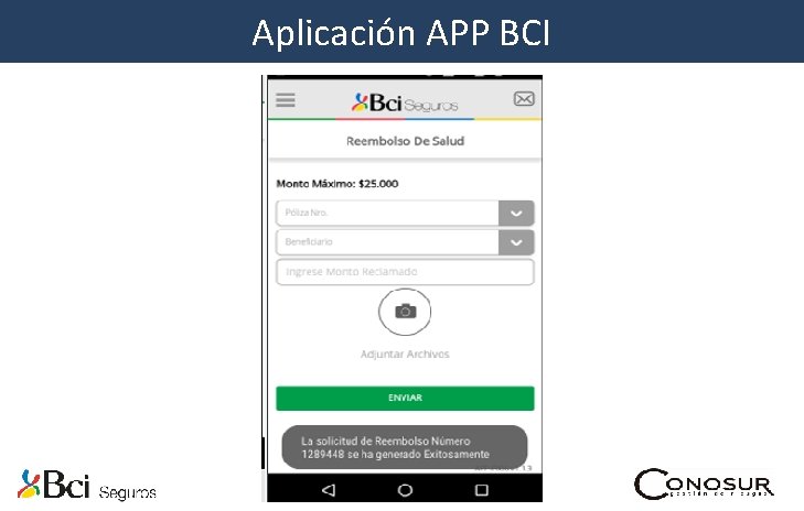 Aplicación APP BCI 