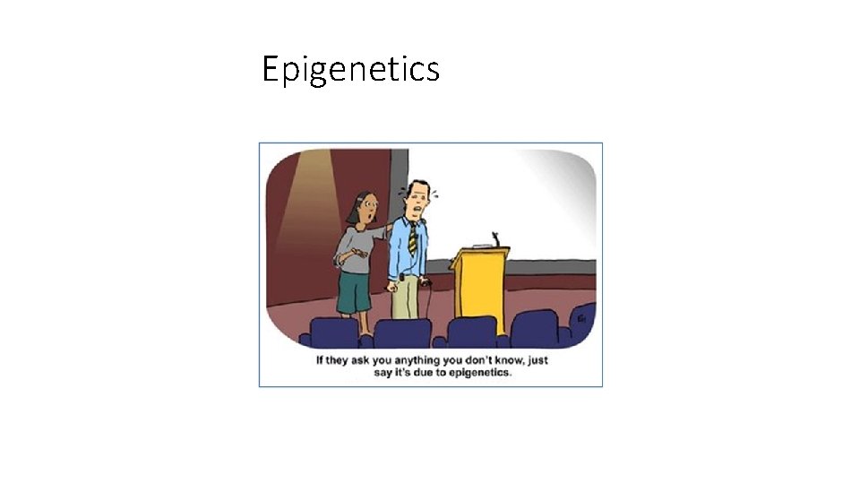 Epigenetics 
