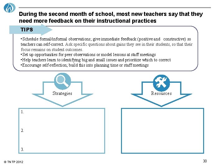 During the second month of school, most new teachers say that they need more