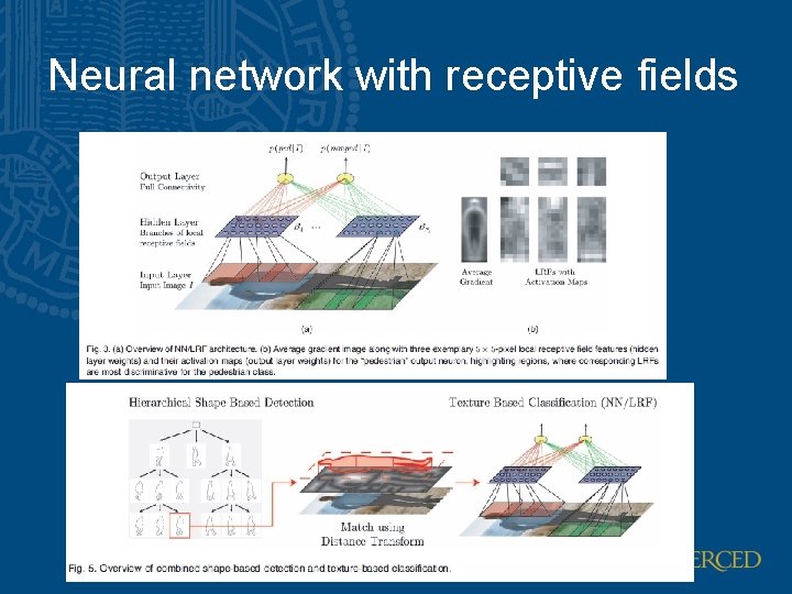 Neural network with receptive fields 