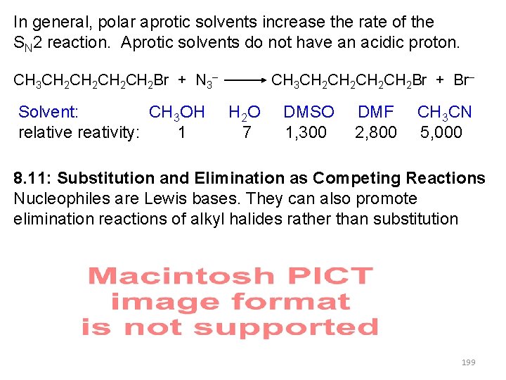 In general, polar aprotic solvents increase the rate of the SN 2 reaction. Aprotic