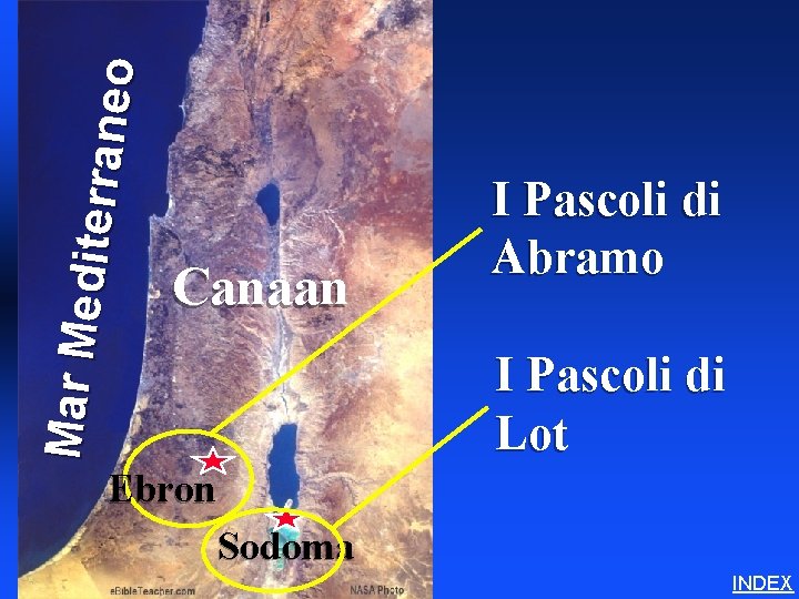 Ma r Me d it err ane o Abraham in Canaan I Pascoli di