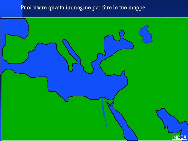 Puoi usare questa immagine per fare le tue mappe Bible Lands Blank Map INDEX