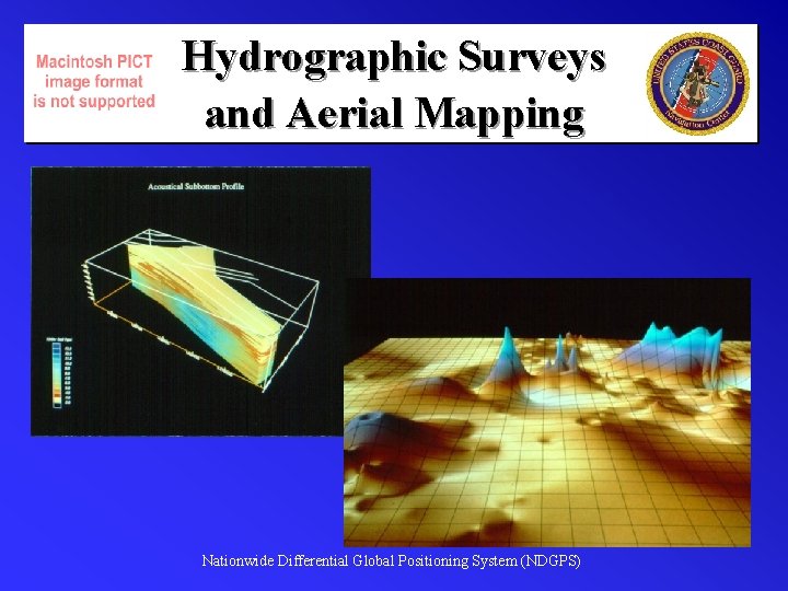 Hydrographic Surveys and Aerial Mapping Nationwide Differential Global Positioning System (NDGPS) 