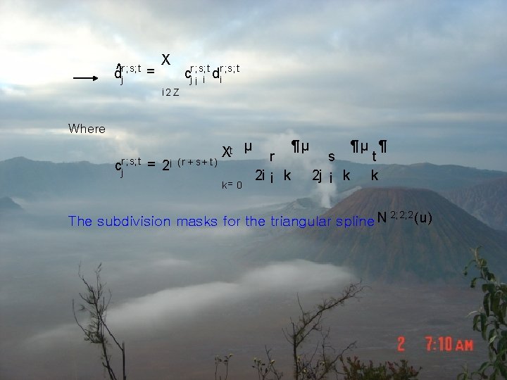 d^rj ; s; t = X crj ¡; s; ti dri ; s; t