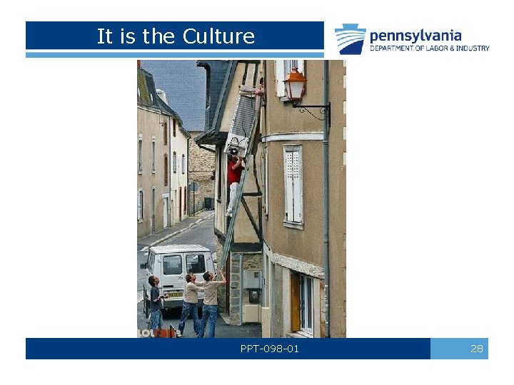 It is the Culture PPT-098 -01 28 