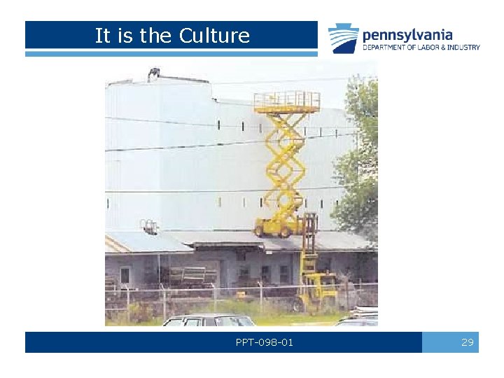 It is the Culture PPT-098 -01 29 