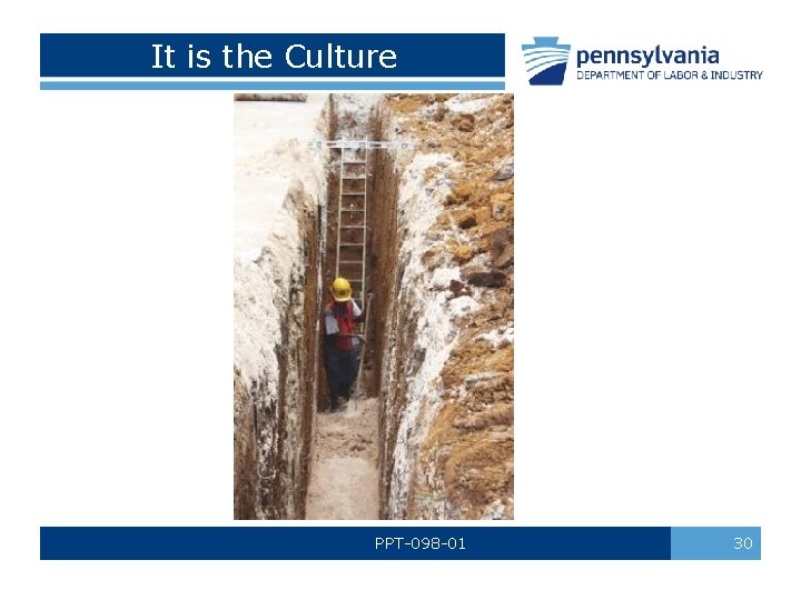 It is the Culture PPT-098 -01 30 