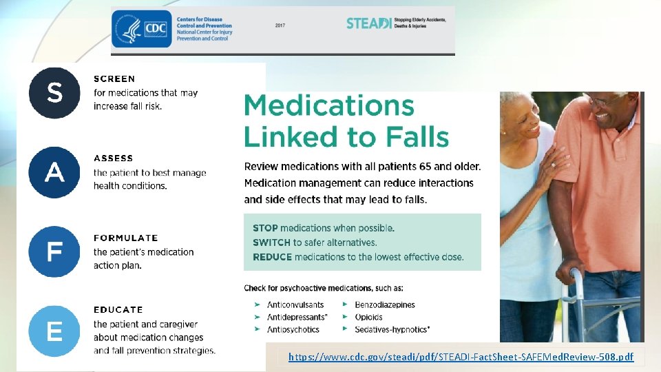 https: //www. cdc. gov/steadi/pdf/STEADI-Fact. Sheet-SAFEMed. Review-508. pdf 