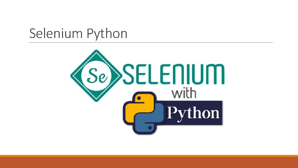 Selenium Python 