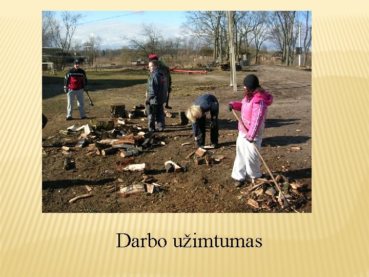 Darbo užimtumas 