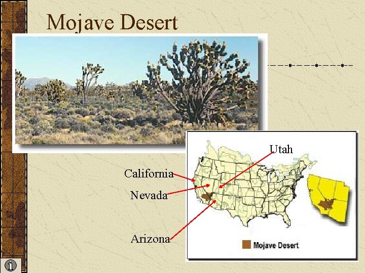 Mojave Desert Utah California Nevada Arizona Mojave Desert Utah California Nevada Arizona