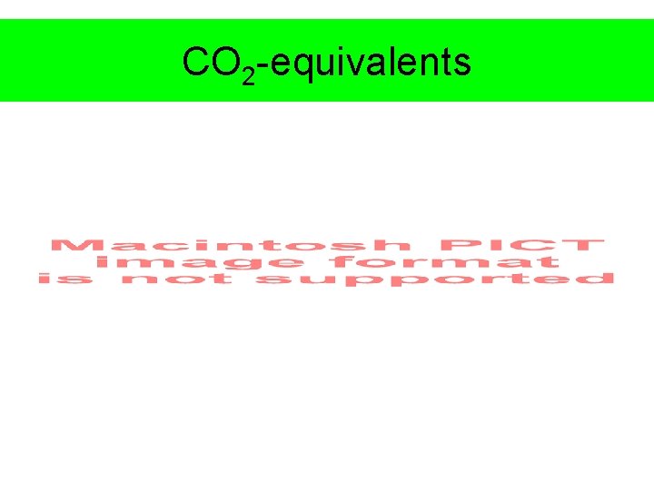 CO 2 -equivalents 