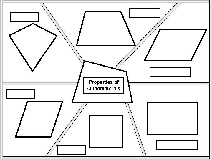 Trapezium Kite Parallelogram Properties of Quadrilaterals Rhombus Square Worksheet 1 Rectangle 