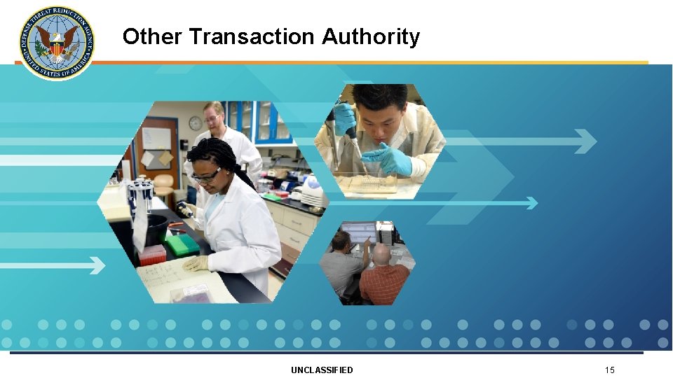 Other Transaction Authority UNCLASSIFIED 15 